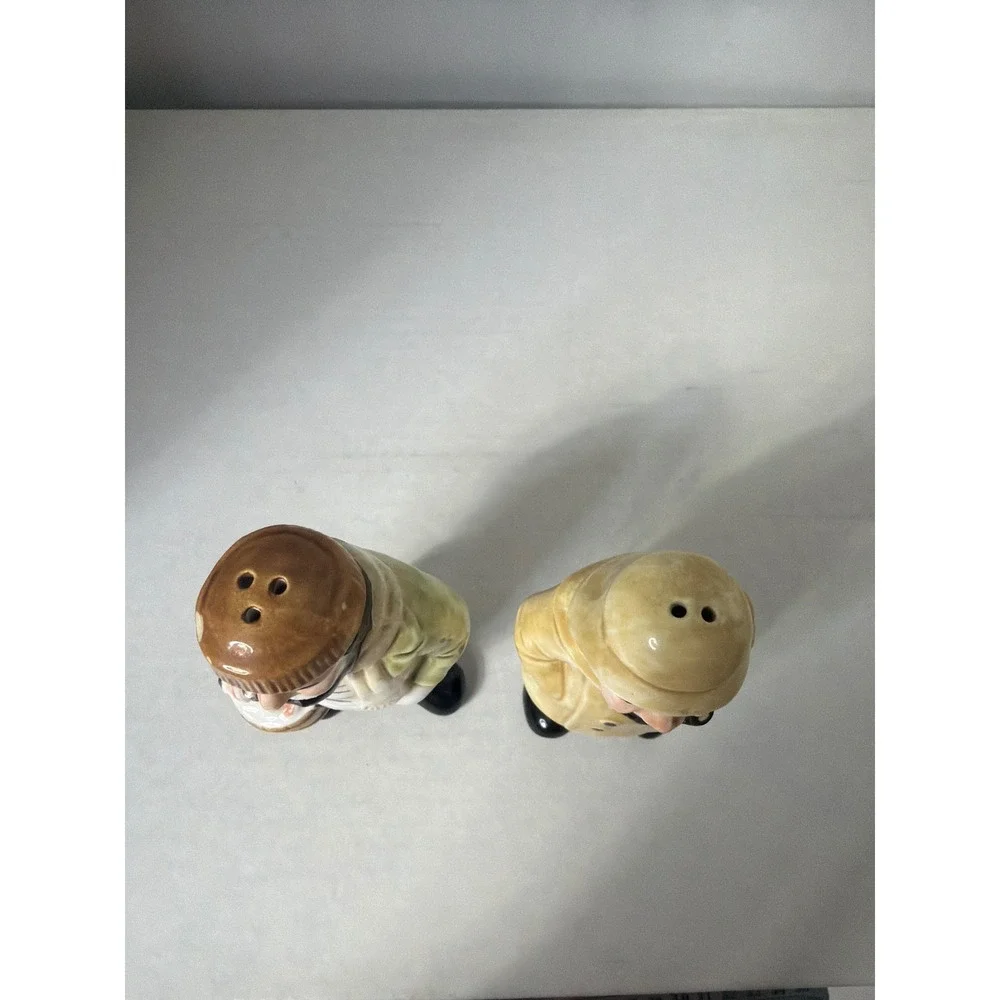 Vintage Josef Originals Fisherman Salt and Pepper Shakers Set Japan Nautical Cap
